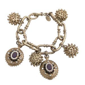 J CREW Spiky ball charm bracelet